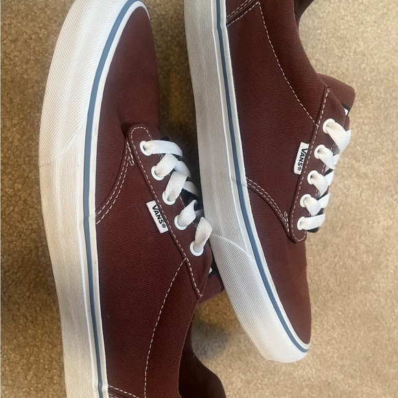 Vans Men's Brown Canvas Sneakers - Picture 3 of 6